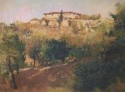 Frank Duveneck Villa Castellani, Bellosguardo painting